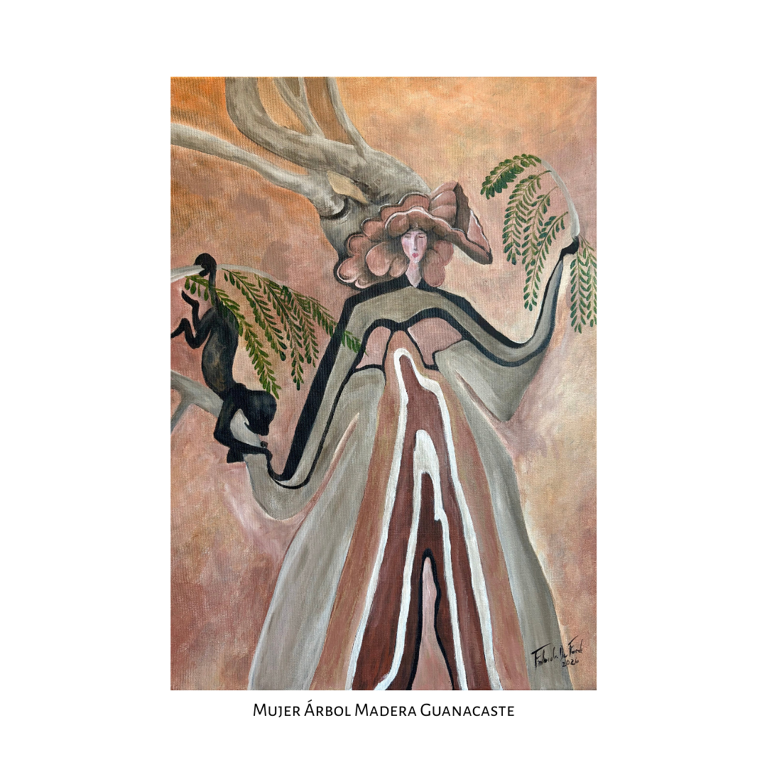 Obra: Mujer Árbol Madera Guanacaste