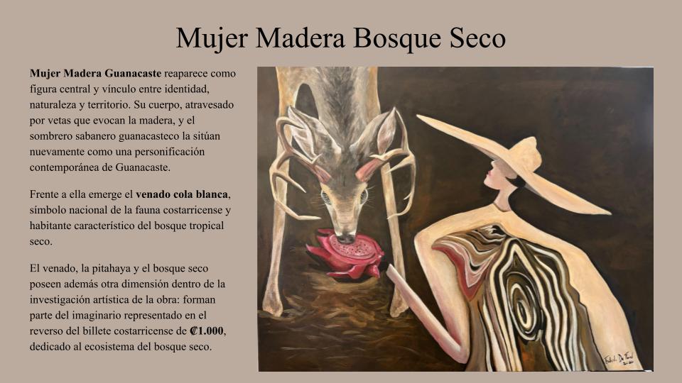 Obra: Mujer Bosque Seco de la serie: Mujer Madera Guanacaste. SOLD