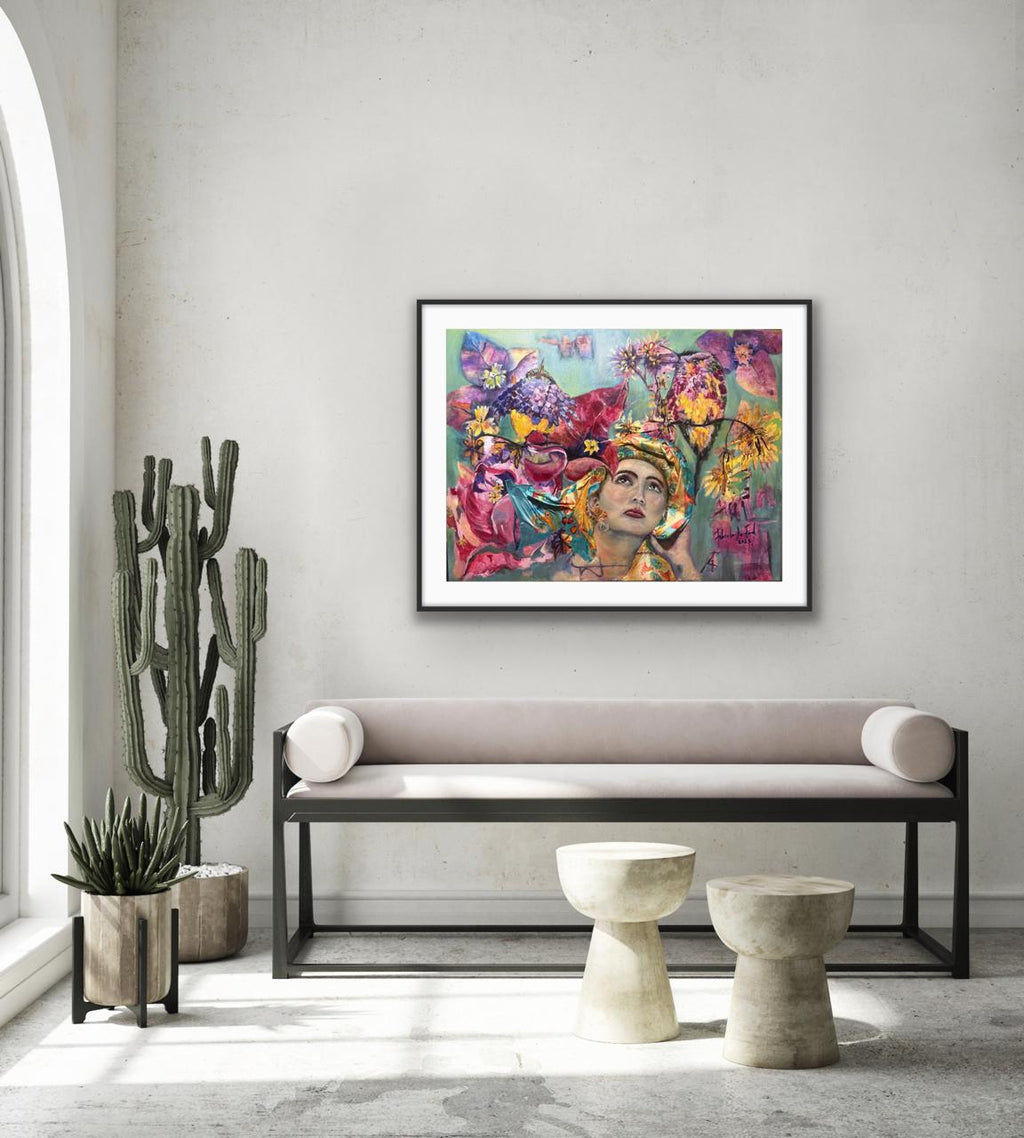Obra "Buscando Colibríes"