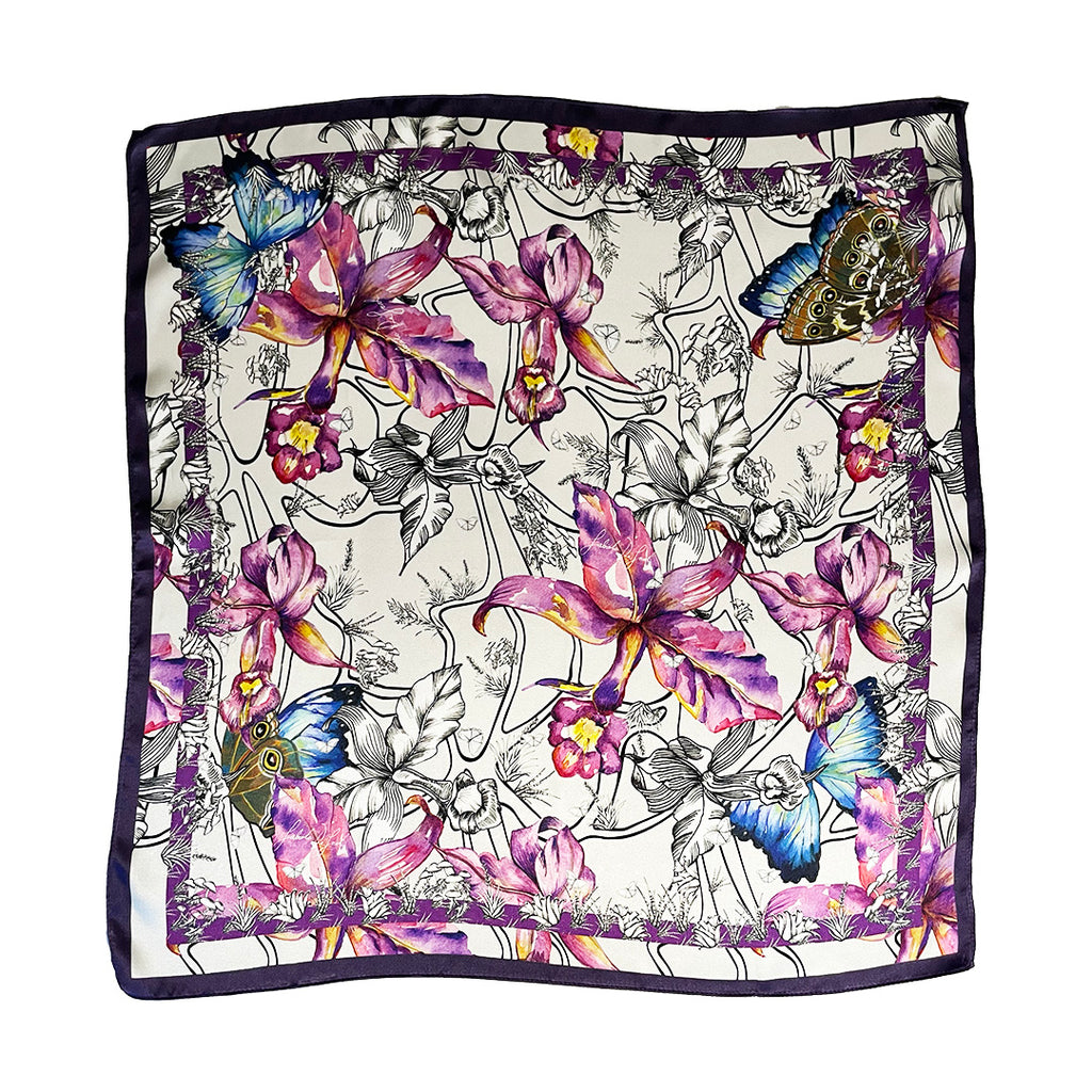 Pañuelo Bosque de Morphos y Guarias | Curated Gift