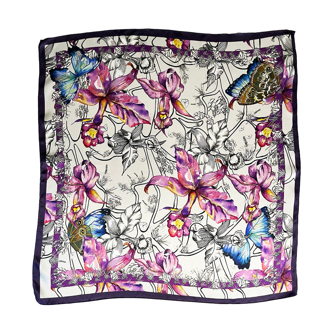 Pañuelo Bosque de Morphos y Guarias | Curated Gift