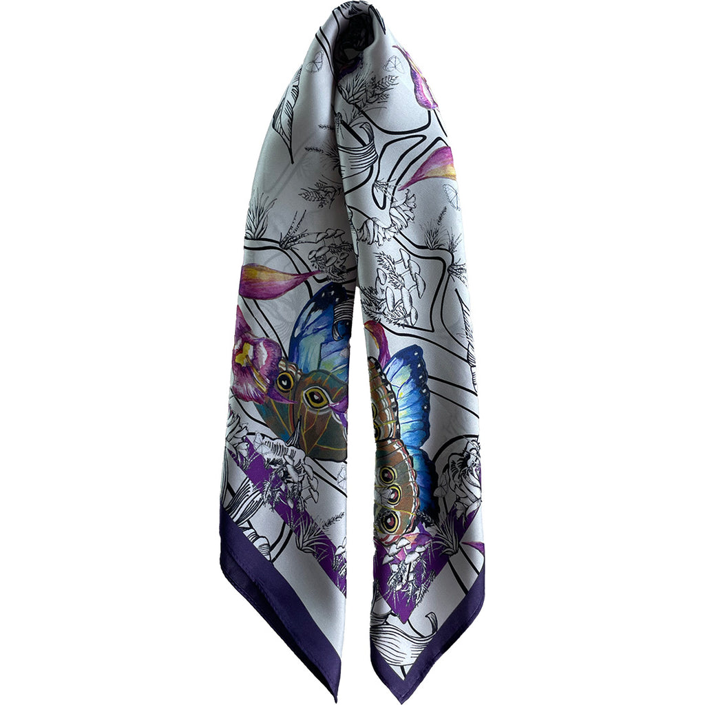 Pañuelo Bosque de Morphos y Guarias | Curated Gift