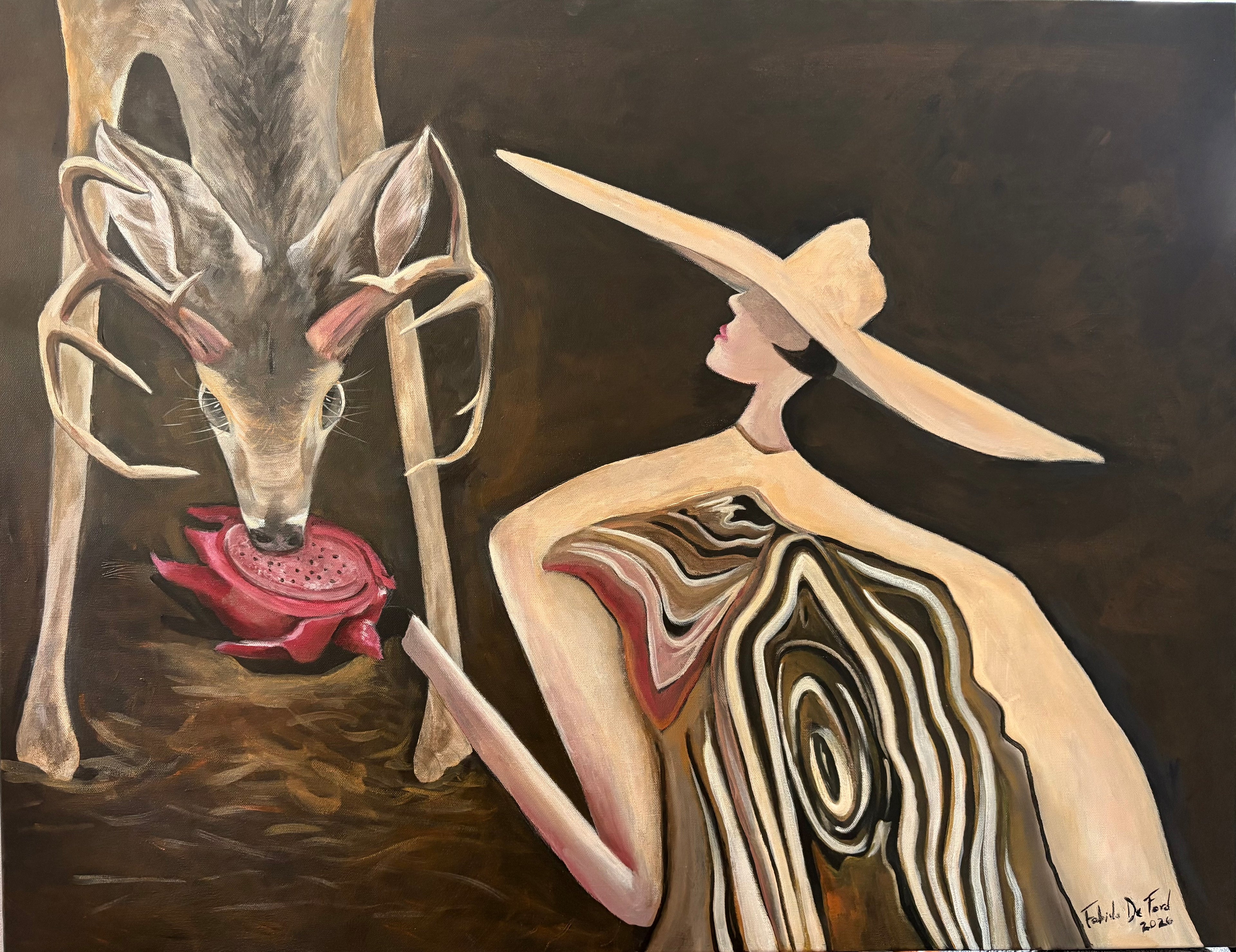 Artwork: Dry Forest Woman, from the series Guanacaste Wooden Woman.