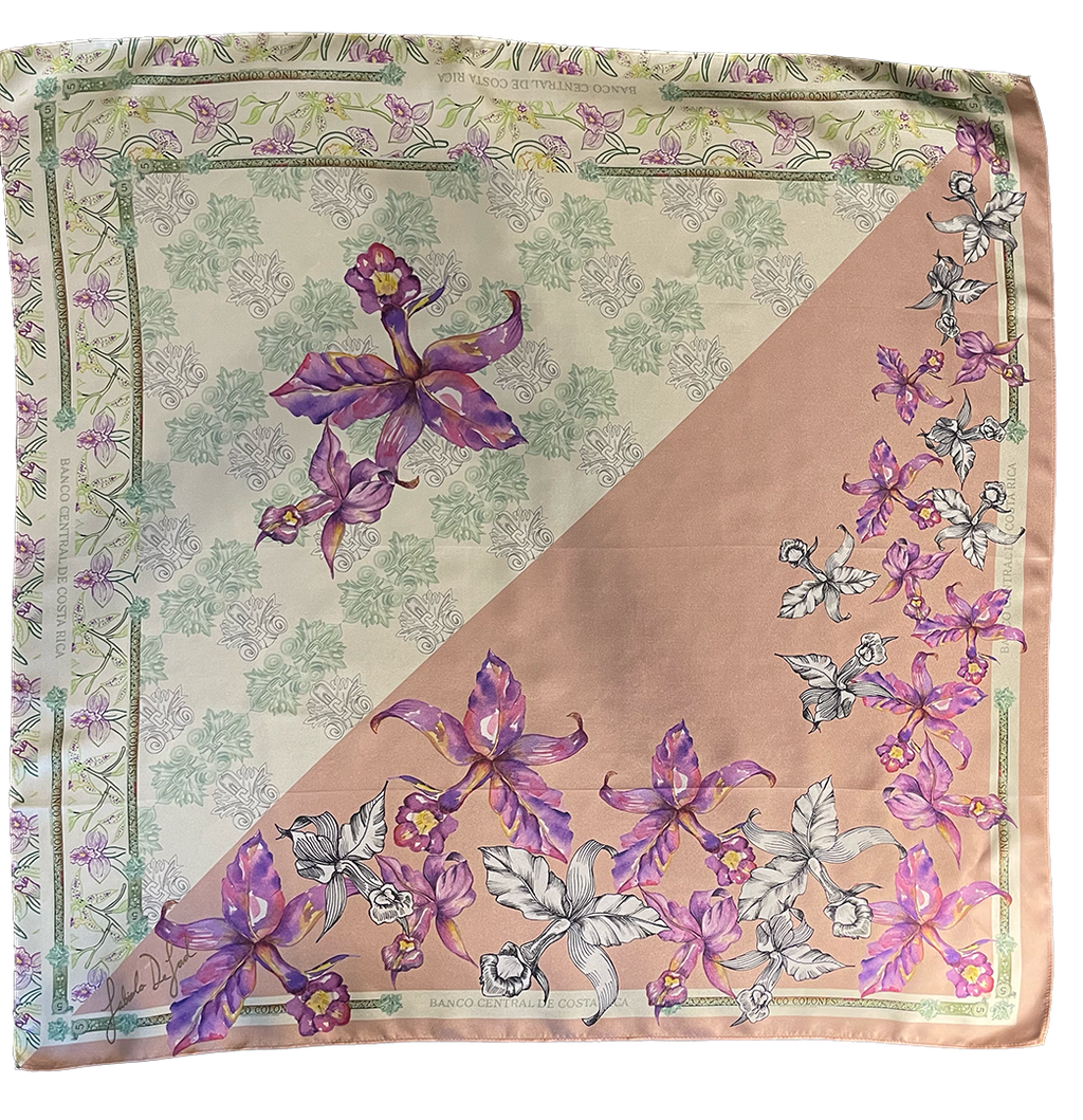 Pañuelo Orquídeas 5 Colones | Curated Gift