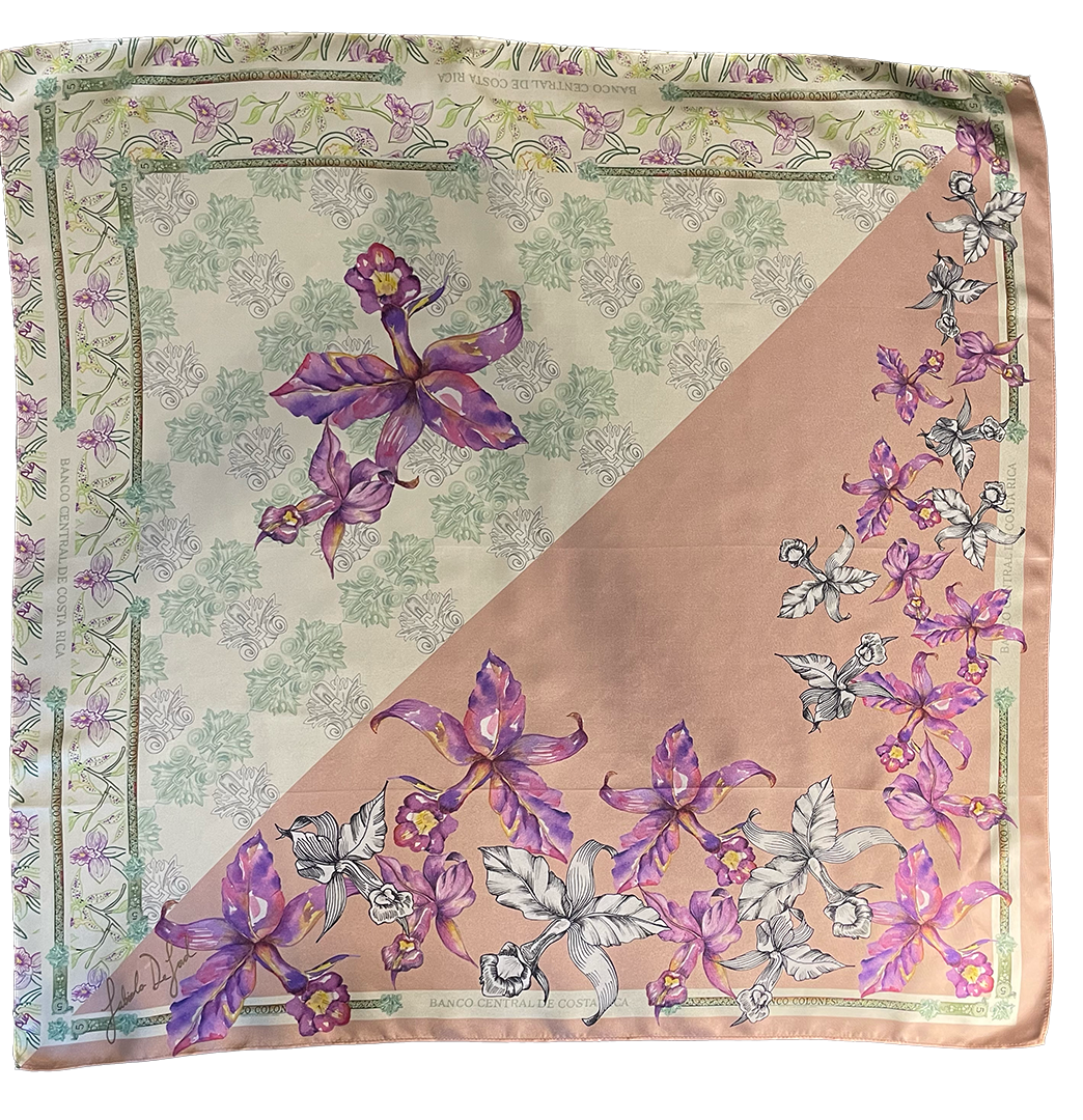Pañuelo Orquídeas 5 Colones | Curated Gift